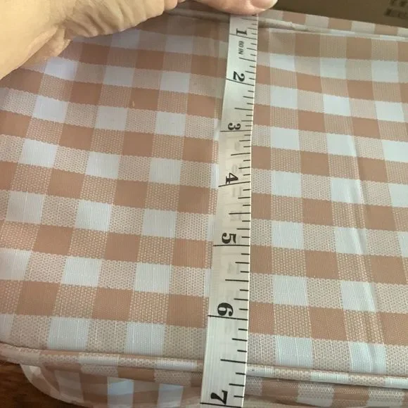 NIP waterproof travel make up bag silver zippers - Picture 12 of 13